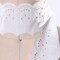 Ivory Smiley Design Cotton Eyelet Lace Trim 1 Inch Wide Scalloped Edge 2 Yards